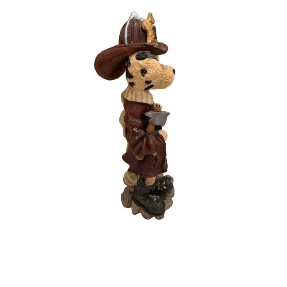 Boyds Bears & Friends "Sparky McPlug" Dalmatian Firefighter Folkstone Collection - Picture 4 of 5